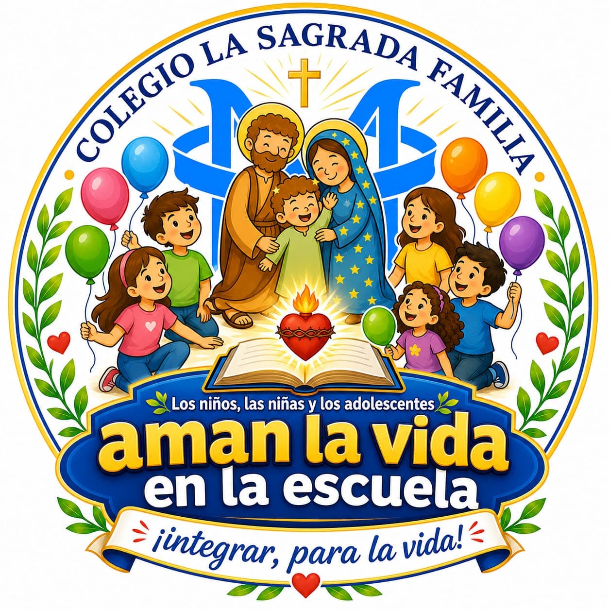 Los niños, las niñas y adolescentes aman la vida en la escuela